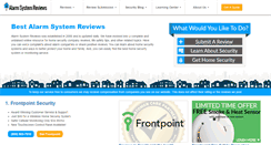 Desktop Screenshot of alarmsystemreviews.com